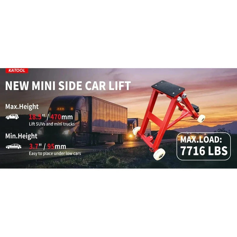 Katool KT-M3000 Mini Side Car Lift For Quick Tire Changing
