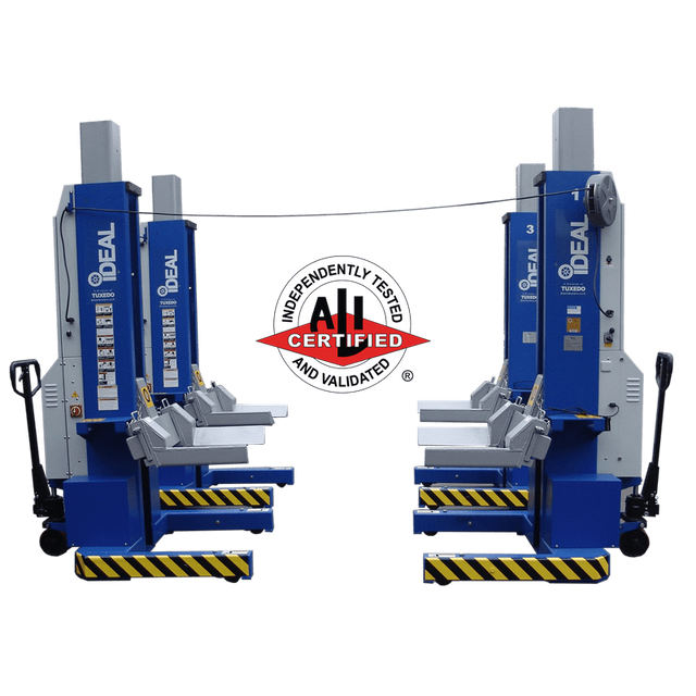 iDEAL MSC-18K-X-472 Mobile Column Lift, Four Column Set, 72,000 lbs. ALI...