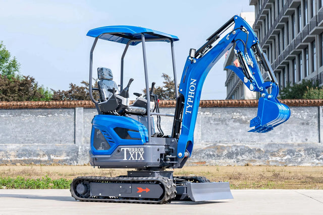 TYPHON TERROR XIX STORM Mini Excavator – 4000lbs Trench Digger with Boom...